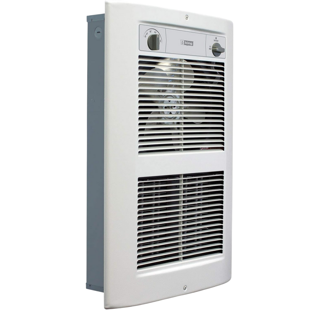 King Electric ComfortCraft Pic-A-Watt Wall Heater White - Angle 1