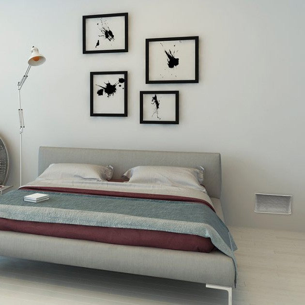 King Electric Paw Ultra Wall Heater Dove White Lifestyle