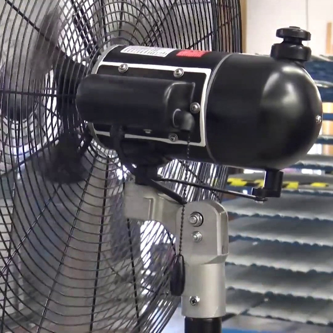 King Electric Outdoor Rated Oscillating Pedestal Fan - Pull Chain & Oscillation Knob