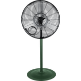 King Electric Outdoor Rated Oscillating Pedestal Fan 24-inch Front with Misting Kit