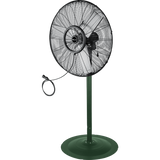 King Electric Outdoor Rated Oscillating Pedestal Fan 24-Inch Right Angle
