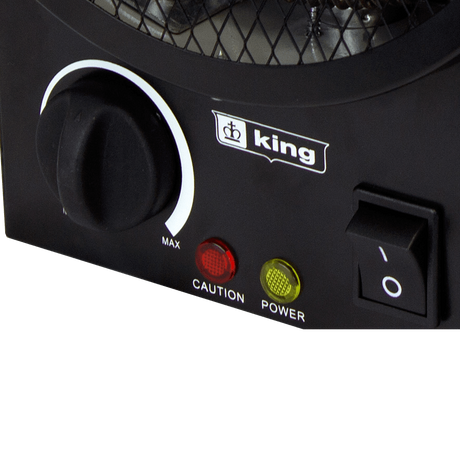 King Electric PGH2440TB 240V Portable Garage Heater - Controls