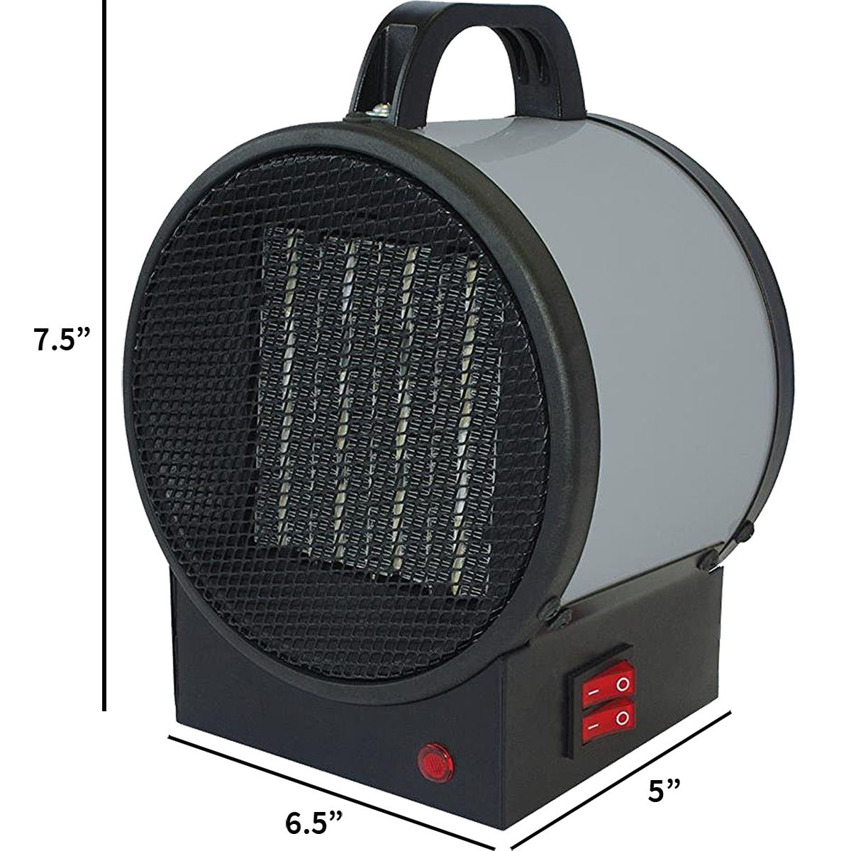 King Electric PUH1215T 120V 1500W Portable Utility Heater - Dimensions