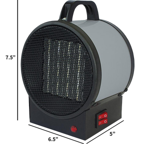 King Electric PUH1215T 120V 1500W Portable Utility Heater - Dimensions
