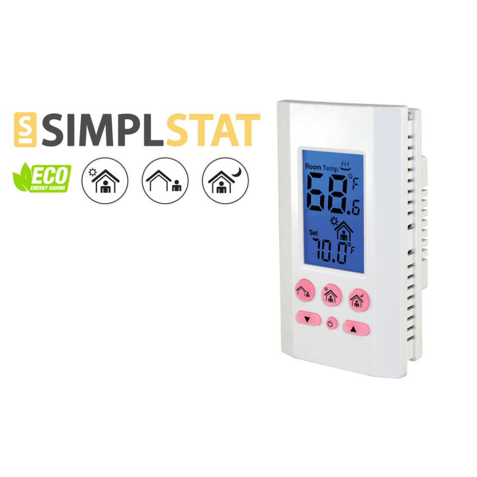 King Electric SimpleStat K702E-2 Electronic Thermostat - Infographic 1