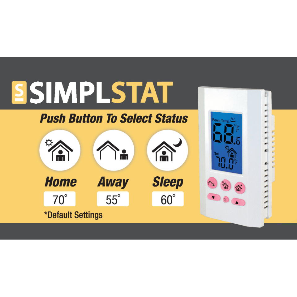 King Electric SimpleStat K702E-2 Electronic Thermostat - Infographic 3