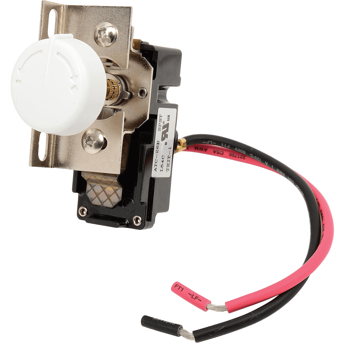 King Electric TKIT-1 Universal Retrofit Single Pole Thermostat - Angle