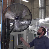 King Electric Outdoor Rated Oscillating Wall Mount Fan in Warehouse