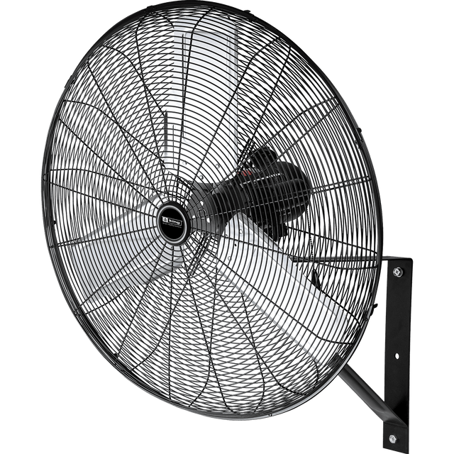 King Electric Outdoor Rated Oscillating Wall Mount Fan 24-inch