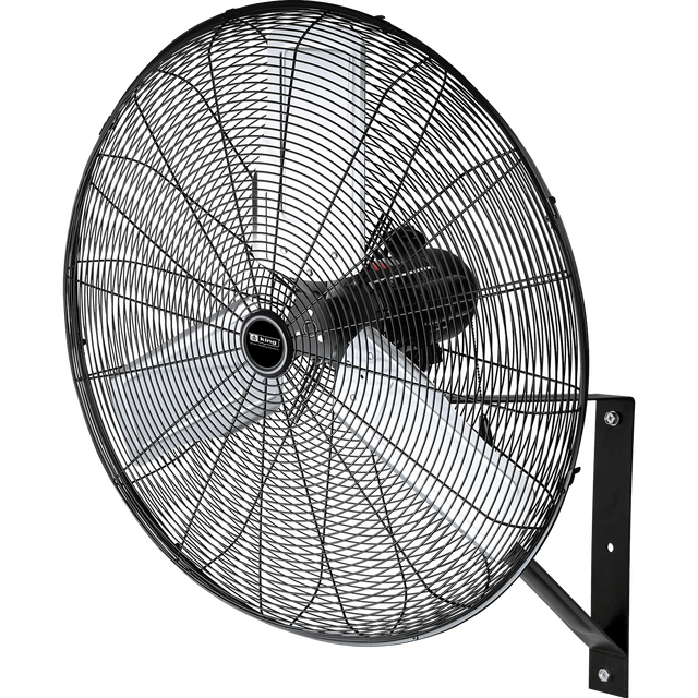 King Electric Outdoor Rated Oscillating Wall Mount Fan 24-inch