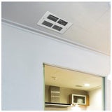 King Electric WHFC2415-W 240V/208V Ceiling Heater - installed