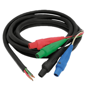 Kwikool KK-CAMLCK23024 Cam Lock Set with 25' of 2/4 SO Cable for KPO12-23 and KP012-23H