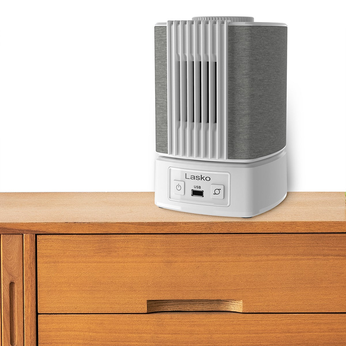 Lasko SlumberBreeze™ 2-in-1 Personal Fan w/ White Noise
