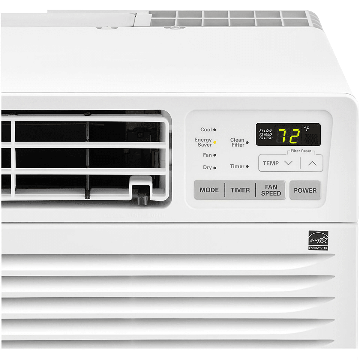 LG 14,000 BTU Through-The-Wall Air Conditioner - Control Panel