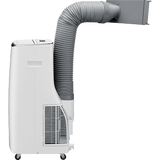 LG 10,000 BTU Dual Inverter Portable Air Conditioner w/ Wi-Fi - Side View with Vent Hose & Window Kit