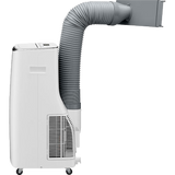 LG 10,000 BTU Dual Inverter Portable Air Conditioner w/ Wi-Fi - Side View with Vent Hose & Window Kit