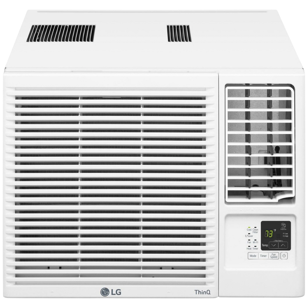 LG 18,000 BTU Wi-Fi Window Air Conditioner w/ Heat - Main