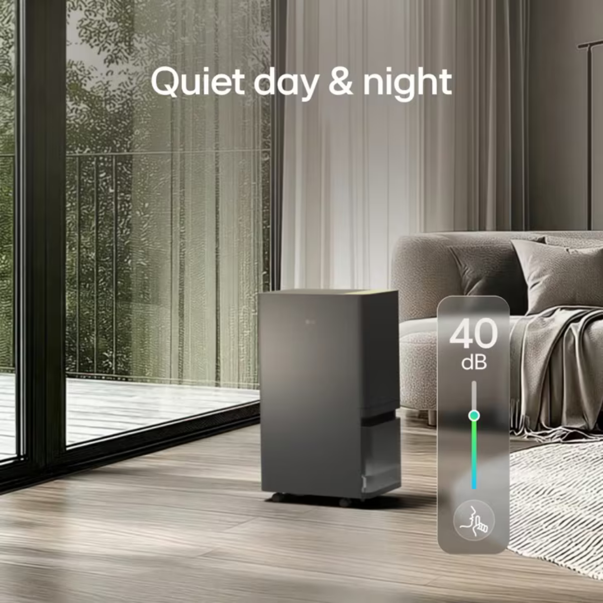 LG 25-50 Pint Dehumidifier - Infographic 2