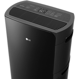 LG 50 Pint Energy Star Dehumidifier - close up on control panel
