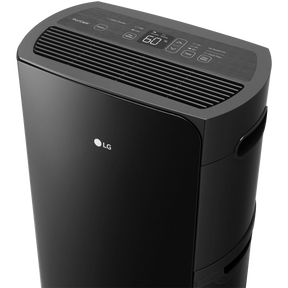 LG 50 Pint Energy Star Dehumidifier - close up on control panel