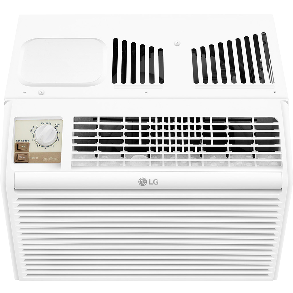 LG 5,000 BTU Window Air Conditioner - Top Angle