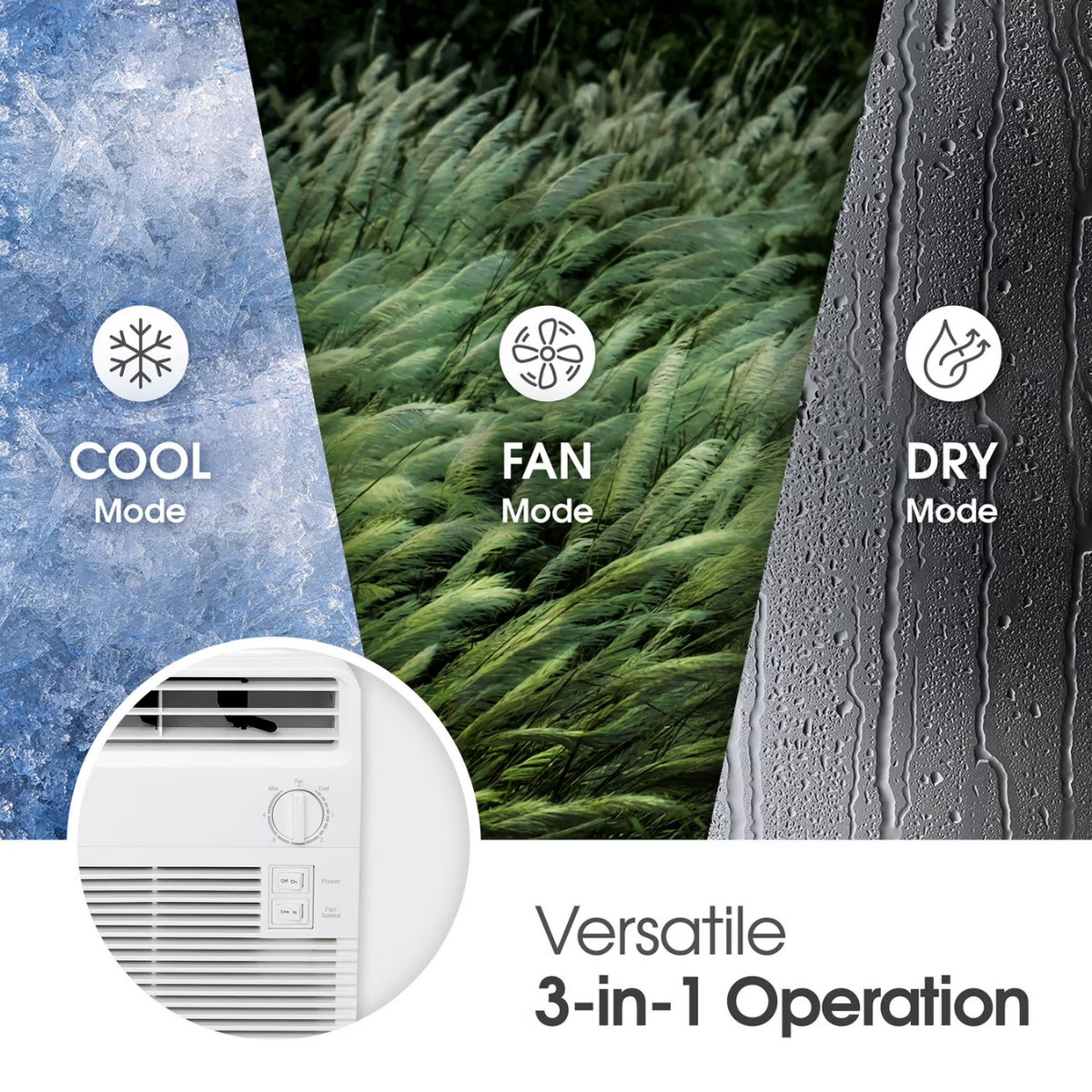 LG 5,000 BTU Window Air Conditioner - Infographic 1