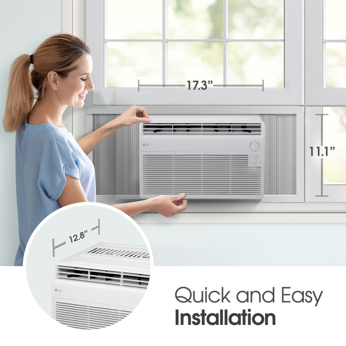 LG 5,000 BTU Window Air Conditioner - Infographic 2