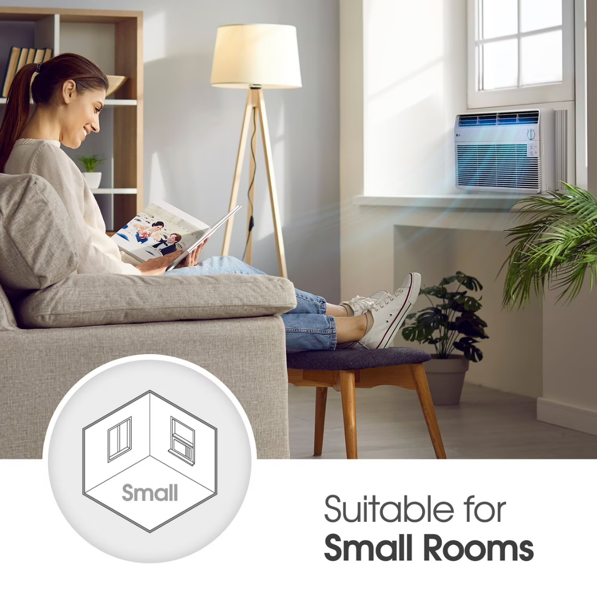 LG 5,000 BTU Window Air Conditioner - Infographic 3