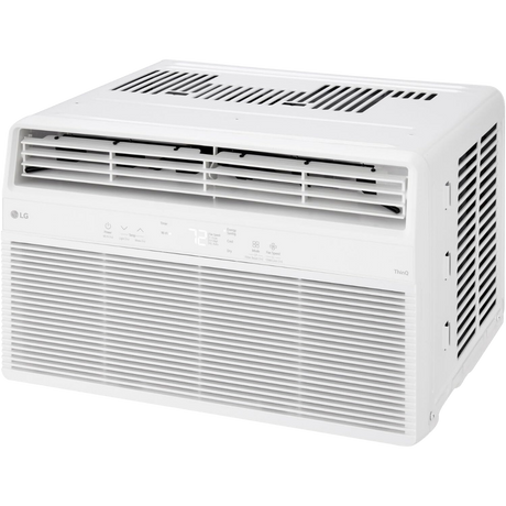 LG 8,000 BTU  Wi-Fi Enabled Window Air Conditioner  LW8024RSM - Angle