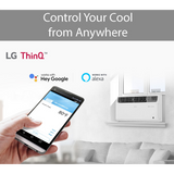 LG LW1221VSM 12,000 BTU Dual Inverter Smart Wi-Fi Window AC - Graphic 1