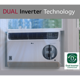 LG LW1221VSM 12,000 BTU Dual Inverter Smart Wi-Fi Window AC - Graphic 2