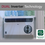 LG LW1221VSM 12,000 BTU Dual Inverter Smart Wi-Fi Window AC - Graphic 2