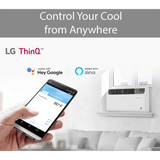 LG LW24221VSM 22,000 BTU Dual Inverter Smart Wi-Fi Window AC - Graphic 1
