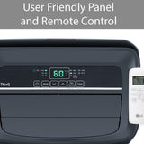 LG 10,000 BTU Wi-Fi Portable Air Conditioner - Electronic Control Panel with Remote