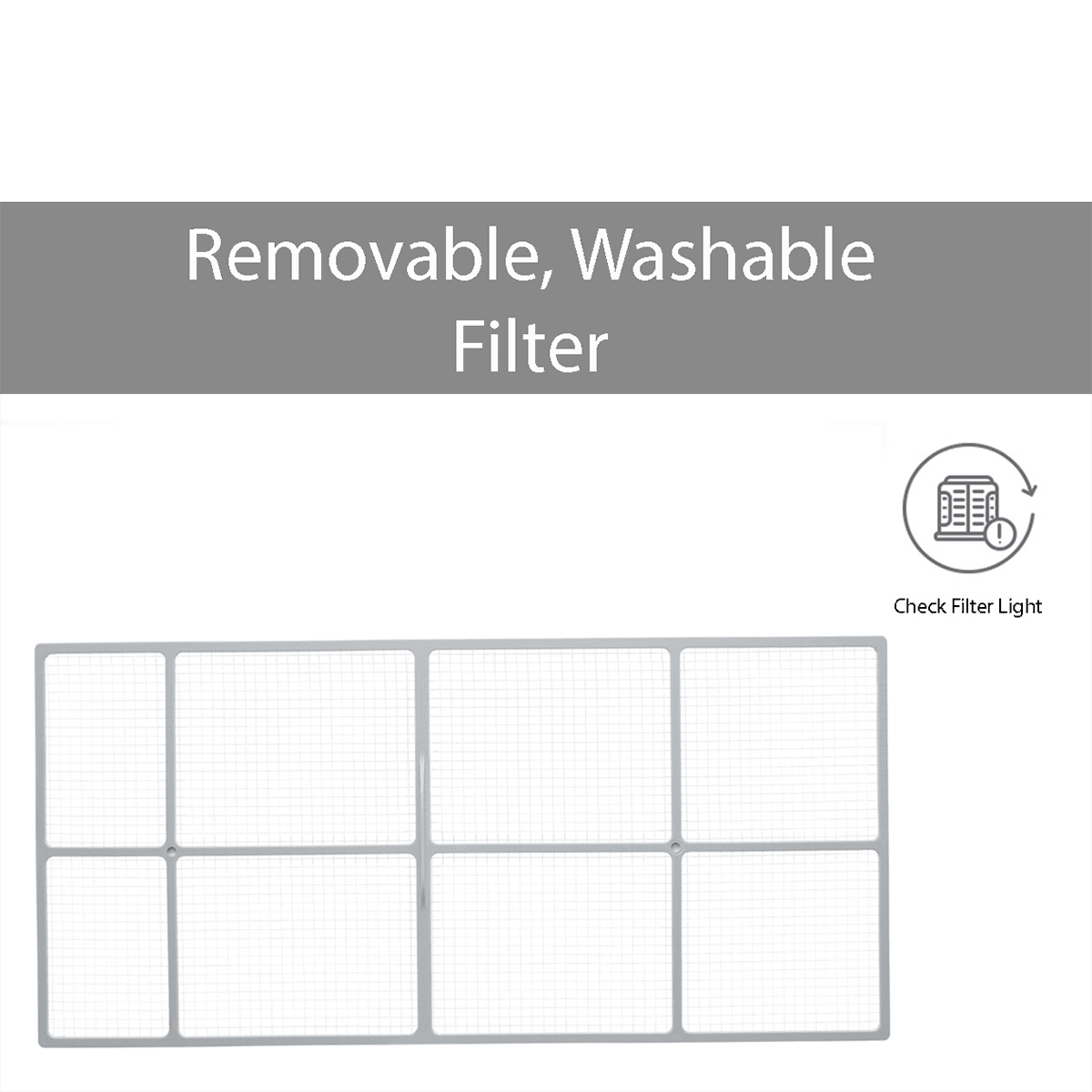 LG 10,000 BTU Window Air Conditioner w/Dual Inverter LW1022IVSM - Graphic 7