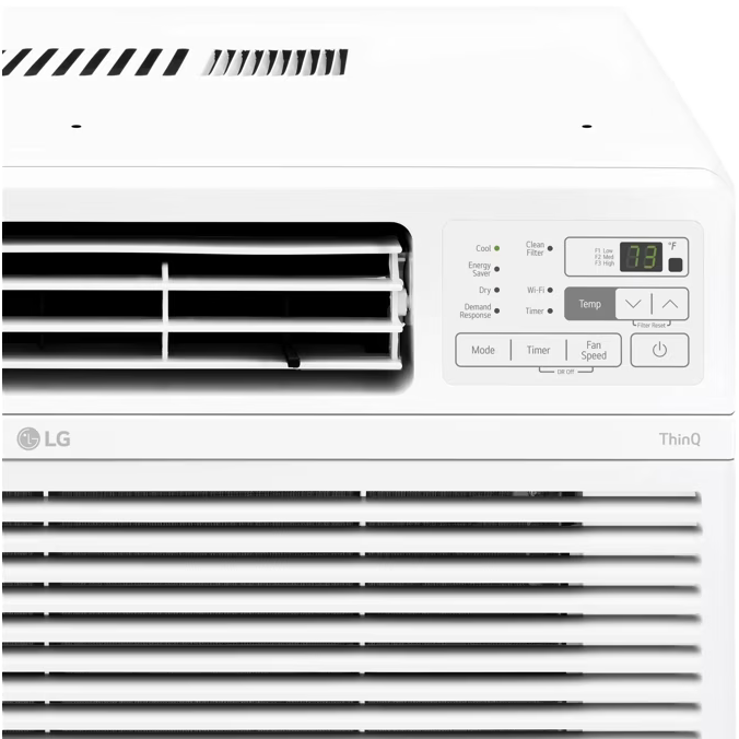 LG 12,000 BTU Energy Star Wi-Fi Enabled Window Air Conditioner - Controls