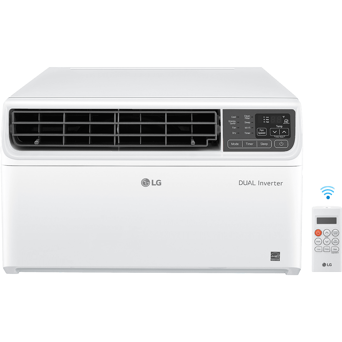 LG LW80221VSM 8,000 BTU Dual Inverter Smart Wi-Fi Window AC - Remote Control