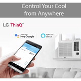 LG 7,500 BTU Smart Wi-Fi Window Air Conditioner w/ Heat - Wifi
