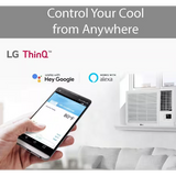 LG 7,500 BTU Smart Wi-Fi Window Air Conditioner w/ Heat - Wifi