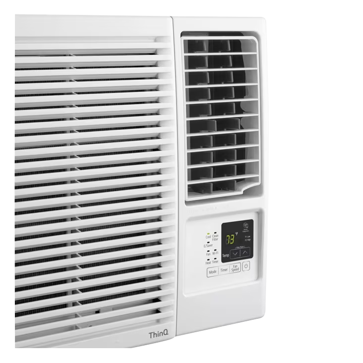 LG LW8023HRSM 7,500 BTU Smart Wi-Fi Window AC w/ Heat - Controls