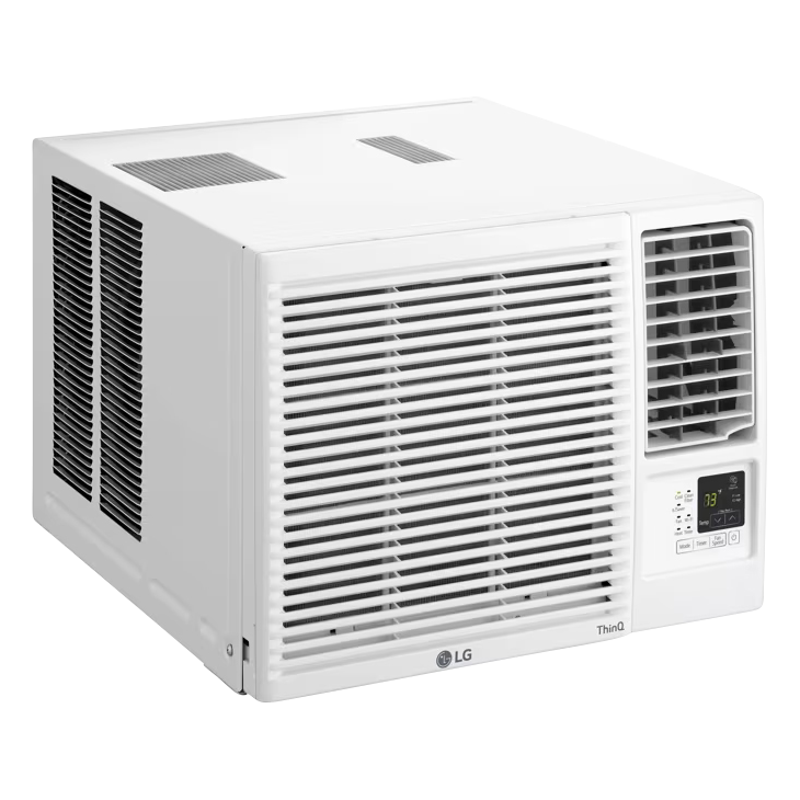 LG LW8023HRSM 7,500 BTU Smart Wi-Fi Window AC w/ Heat - Left View