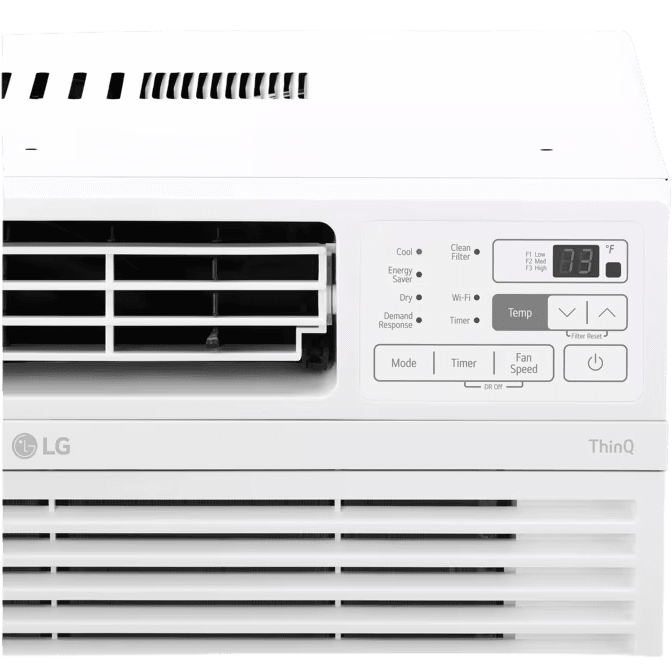 LG LW8024RSM 8,000 BTU Wi-Fi Enabled Window AC - Controls