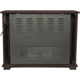 Lifesmart 28.5-in. Infrared Fireplace Heater - Back View