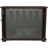 Lifesmart 28.5-in. Infrared Fireplace Heater - Back View