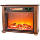 Lifesmart Medium Square Fireplace with Decorative Mantel - Angle 2