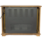 Lifesmart Medium Square Fireplace with Decorative Mantel - Back