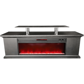 Lifesmart 72-in Fireplace with TV Stand - Faux Glass Beads - Main