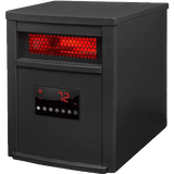 Lifesmart HT1012R 6 Element Infrared Steel Cabinet Heater - Angle