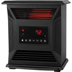Lifesmart 6-Element Front Air Intake Infrared Electric Heater - Angle View