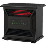 Lifesmart HT1276 4 Element Low Profile Infrared Space Heater - Left View